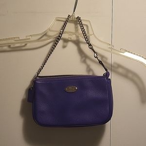 Small Purple Coach bag